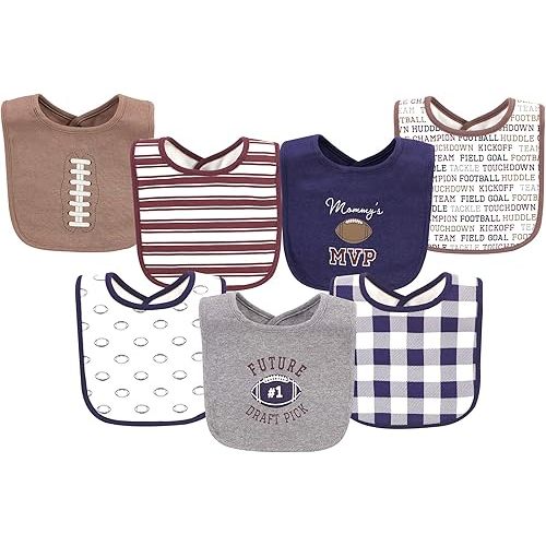 Hudson Baby Unisex BabyCotton Bibs