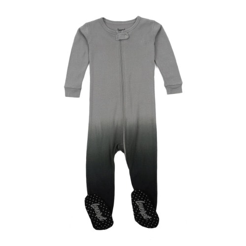 Footed Printed Cotton Pajamas, Solids, Stripes & Tie Dye