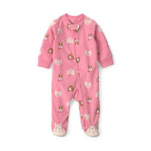 Baby Girls Dog Print Bodysuit