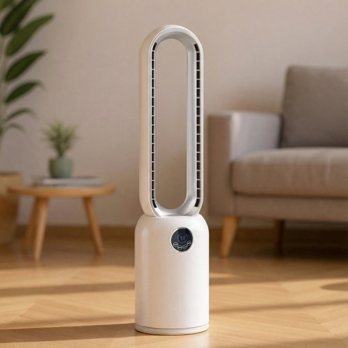 Advwin 35" Bladeless Tower Fan For Bedroom, 26ft/s Airflow, 24 Speeds, 90° Oscillation, Standing Fans With Remote Control, 12h Timer, Portable Bladeless Cooling Fan For Home Office & Reviews | Wayfair