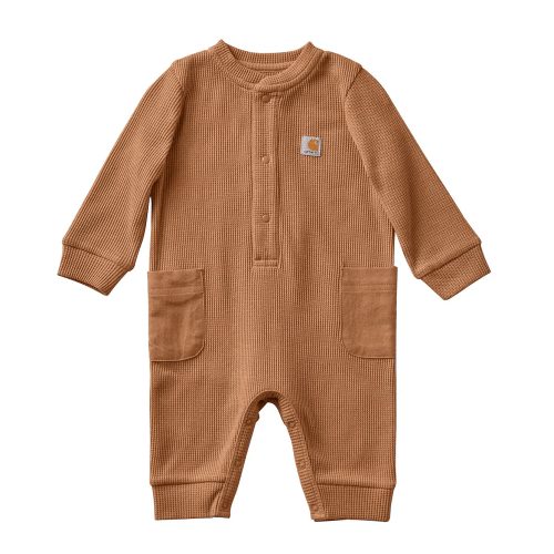 Kids' Long Sleeve Thermal Henley Coverall (Baby) | Carhartt