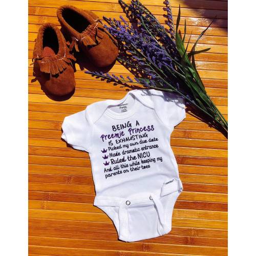 Preemie Princess - Peace Out NICU - NICU baby outfit - nicu graduate - going home bodysuit - preemie baby gift - preemie baby clothes - NICU
