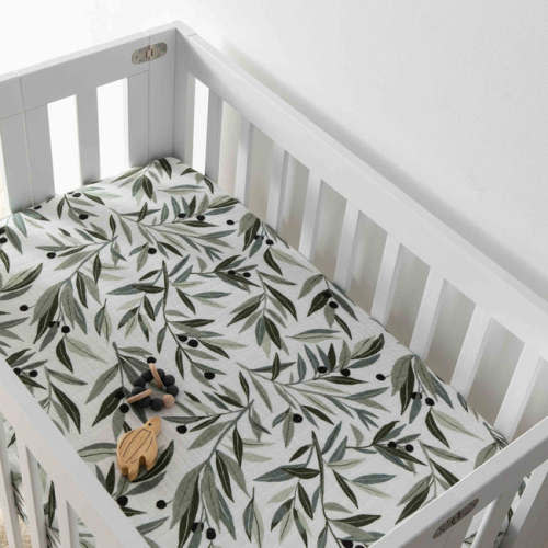 Babyletto Mini Crib Sheet in GOTS Certified Organic Muslin Cotton