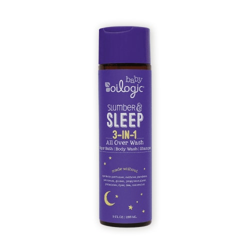 Oilogic Lavender Infused Calming Baby Bath & Shampoo, Kid Care Essential Oil Vapor, 9 fl oz