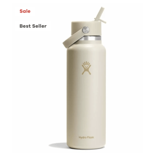 40 oz Wide Mouth w/ Flex Straw Cap