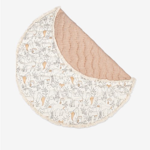 Crane Baby Activity Mat, Baby Play Mat Whale Print, Ocean Nursery Decor for Boys & Girls, Infant Tummy Time Floor, Ocean Nursery Decor, 40" x 40"