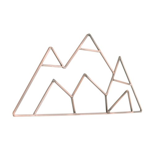 Isabelle & Max™ NoJo Mountain Arrington Shaped Wire Nursery Wall Decor, Copper Finish & Reviews | Wayfair