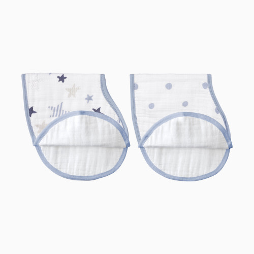 Cotton Muslin Burpy Bibs (2 Pack) - Rock Star