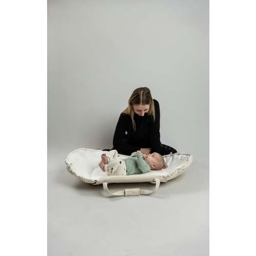 Najell SleepCarrier 5 Baby Lounger - Oat Beige- Safe Sleep- Naps on the go - Najell
