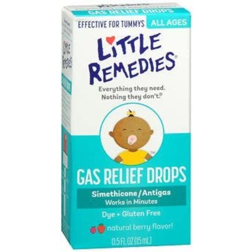 Little Tummy's Gas Relief Drops Natural Berry - .5 oz, Pack of 2
