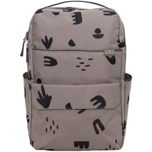 RED ROVR Roo Lightweight 1 LB Diaper Bag Backpack | 11 organizational pockets| Durable & Water-Resistant (Truffle Doodle)