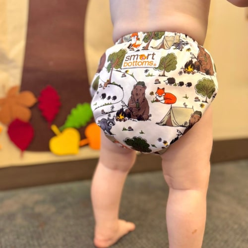 Organic Cotton All-in-One Cloth Diaper - Happy Camper | Smart Bottoms