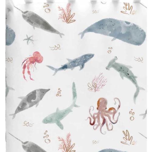 Sea Life Crib Sheet
