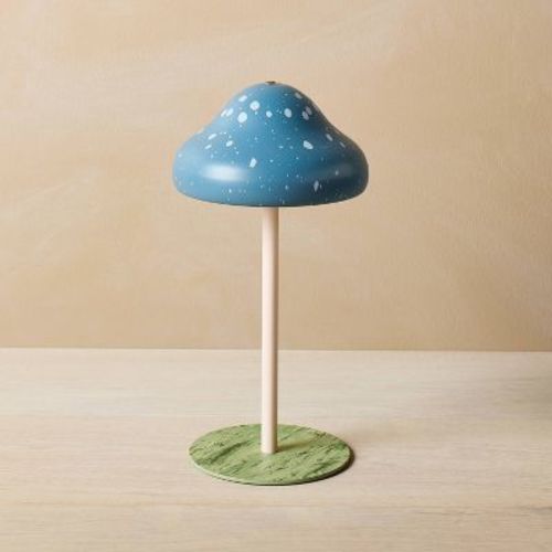 John Derian for Target 10.5" Blue Mushroom Lamp
