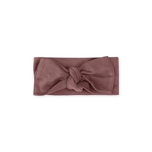 Colored Organics Baby Organic Cotton Hattie Bow Wrap Headband - Aster