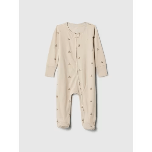 Baby First Favorites TinyRib Footed One-Piece | Gap