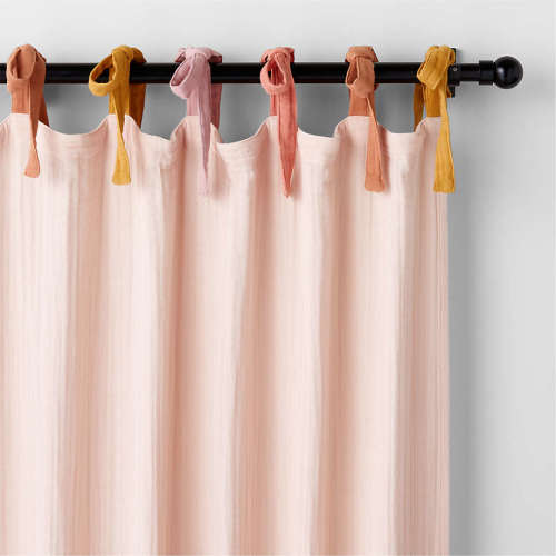 Tie Curtain Panel 44"x63"