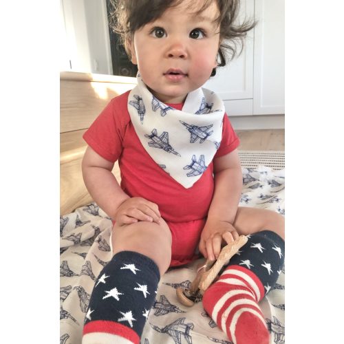 F-35A, Blueprint Bandana Bib + Burp Cloth