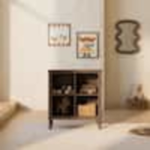 Storkcraft Rio 31.22 in. Wide Hazelnut 4-Shelves Transitional Bookcase 03767-408