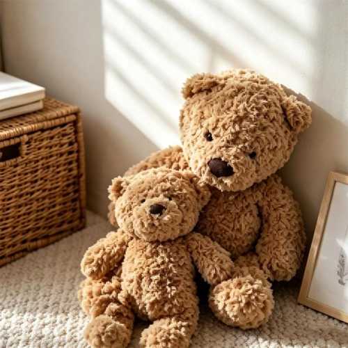Jellycat Teddy Bear Plush Toy，Soft Cute Stuffed Animal，Baby Comfort Toy，Kawaii Teddy Bear Doll，Toddler Sleep Companion，Newborn Gift