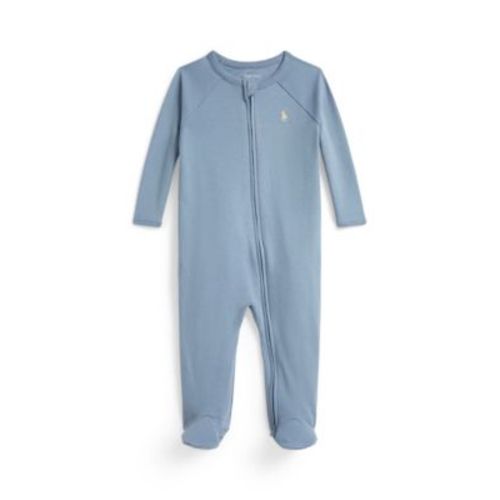 Baby Boys' Interlock Footed Coverall