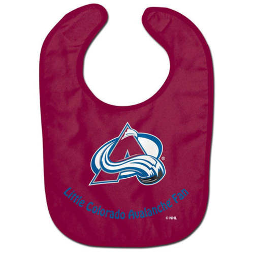 Colorado Avalanche Baby Bib - Officially Licensed NHL Bib – Team Fan Cave