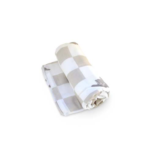 Muslin Swaddle Blanket - Shaka Check