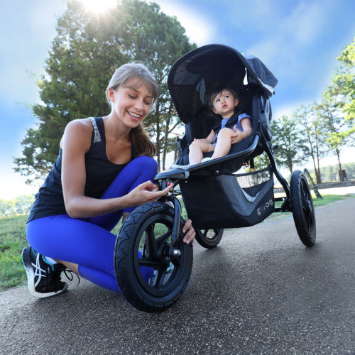 Revolution Flex 3.0 Single Jogging Stroller - Graphite Black
