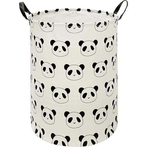Round Laundry Hamper Storage Basket Laundry Organizer Hamper Storage Bins Clothes and Toys Box Nursery Hamper Gift Basket For Kids with Handles