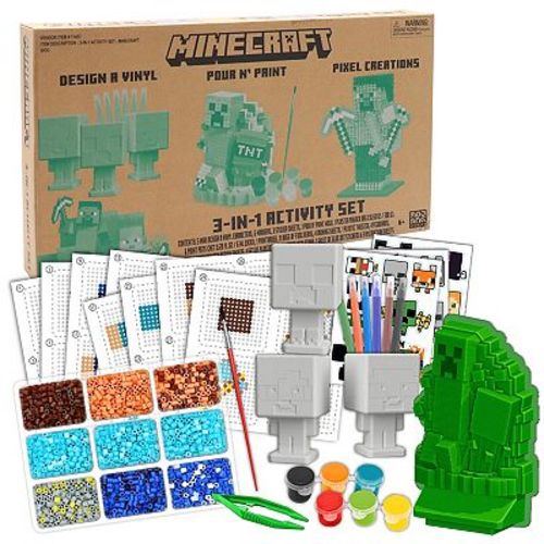 Tara Toy 3-pk. Minecraft 3-In-1 Activity Craft Kit