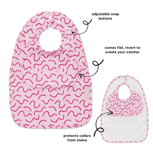 Less Mess Bib - Berry Bliss