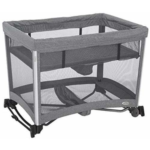 HALO 3-in-1 DreamNest Rocking Bassinet, Portable Crib, Travel Cot with Breathable Mesh Mattress