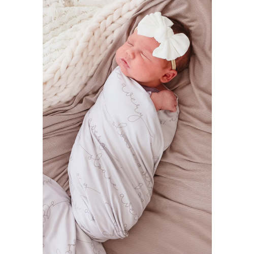 Personalized Baby Name Swaddle Blanket | Dusty Hues