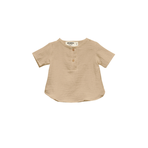Baby Gauze Placket Tee