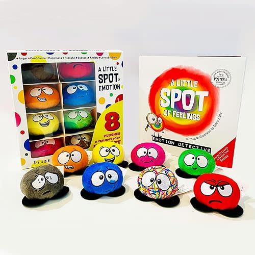 A Little SPOT of Emotion 8 Plush Toys with Feelings Book Box Set Hardcover – Picture Book, April 29, 2020