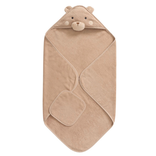Super Soft Animal Baby Hooded Towel & Washcloth Collection | BEAR