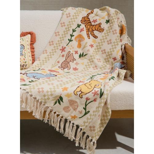 Disney Winnie the Pooh Classic Floral Woven Throw - BoxLunch Exclusive