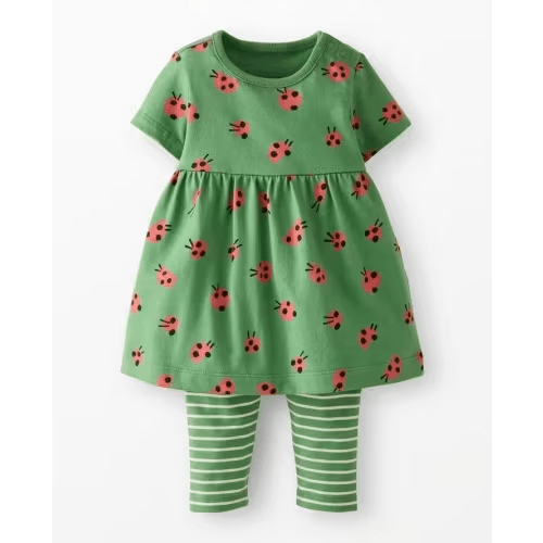 Baby Dress & Leggings Set