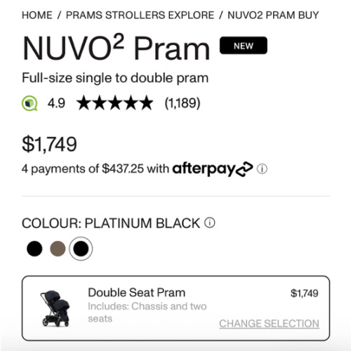 NUVO² Pram