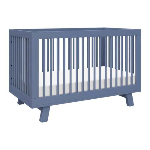 Hudson 3-In-1 Convertible Crib - Cove Blue