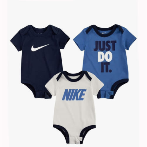 Nike 3 Pack Infant Baby Bodysuits
