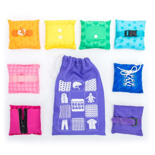 Educational Insights Learn to Dress Myself Beanbags, Preschool Montessori Toys, Toddler Learning Ages 4+