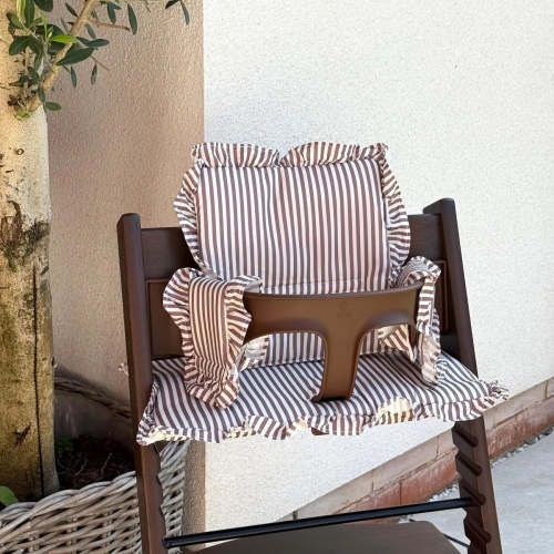 Greyfox 2 in 1 Cushion – Mocha Stripe