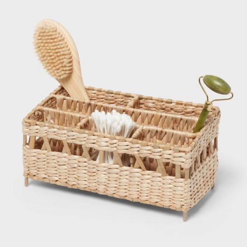Natural Woven Makeup Organizer - Threshold™