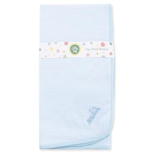 Little Me Blankets for Baby Boys' Thank Heaven for Little Boys' Swaddling Receiving Blanket