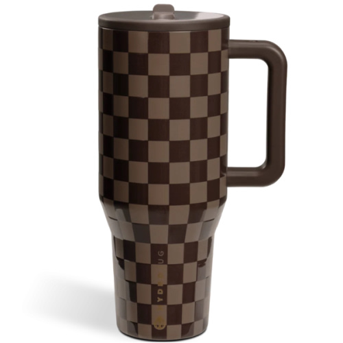 HydroJug Traveler 32oz – Autumn Checkers Insulated Tumbler