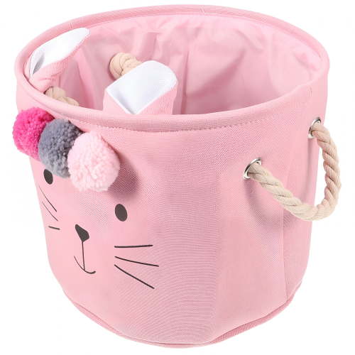 LAMIRO Storage Basket Laundry Basket Organizer Dirty Clothes Basket Nursery Hamper Fabric Basket