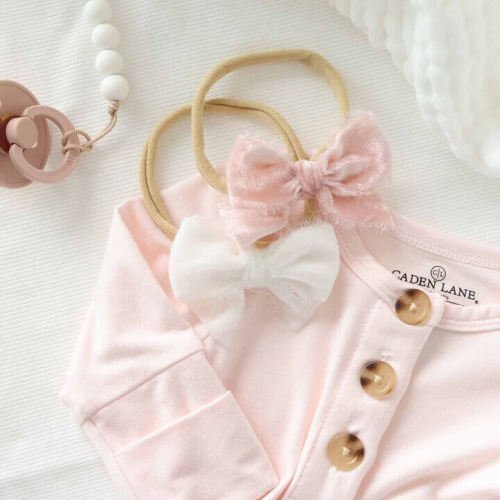 Tiny Velvet Bow Headband