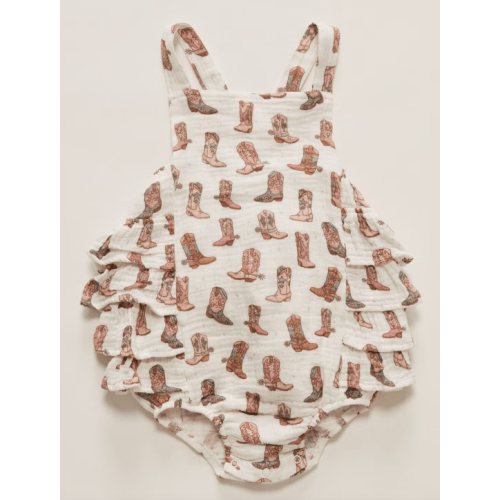 Angel Dear Infant Girls' Cowgirl Boot Onesie