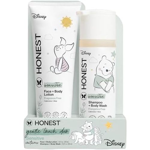 The Honest Company Shampoo & Lotion Bundle, Disney Design, 18.5 fl oz